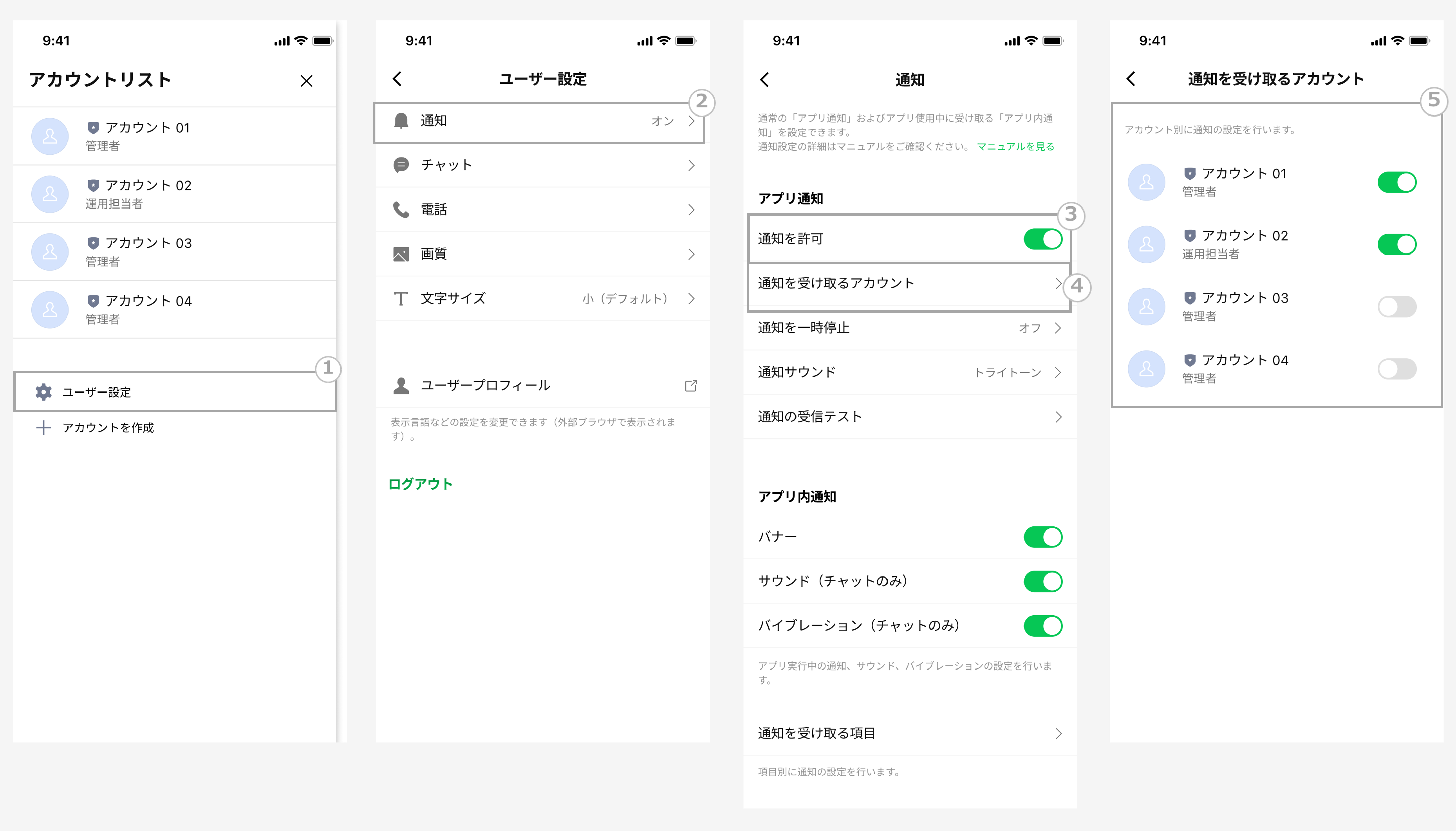 line コレクション その他 通知